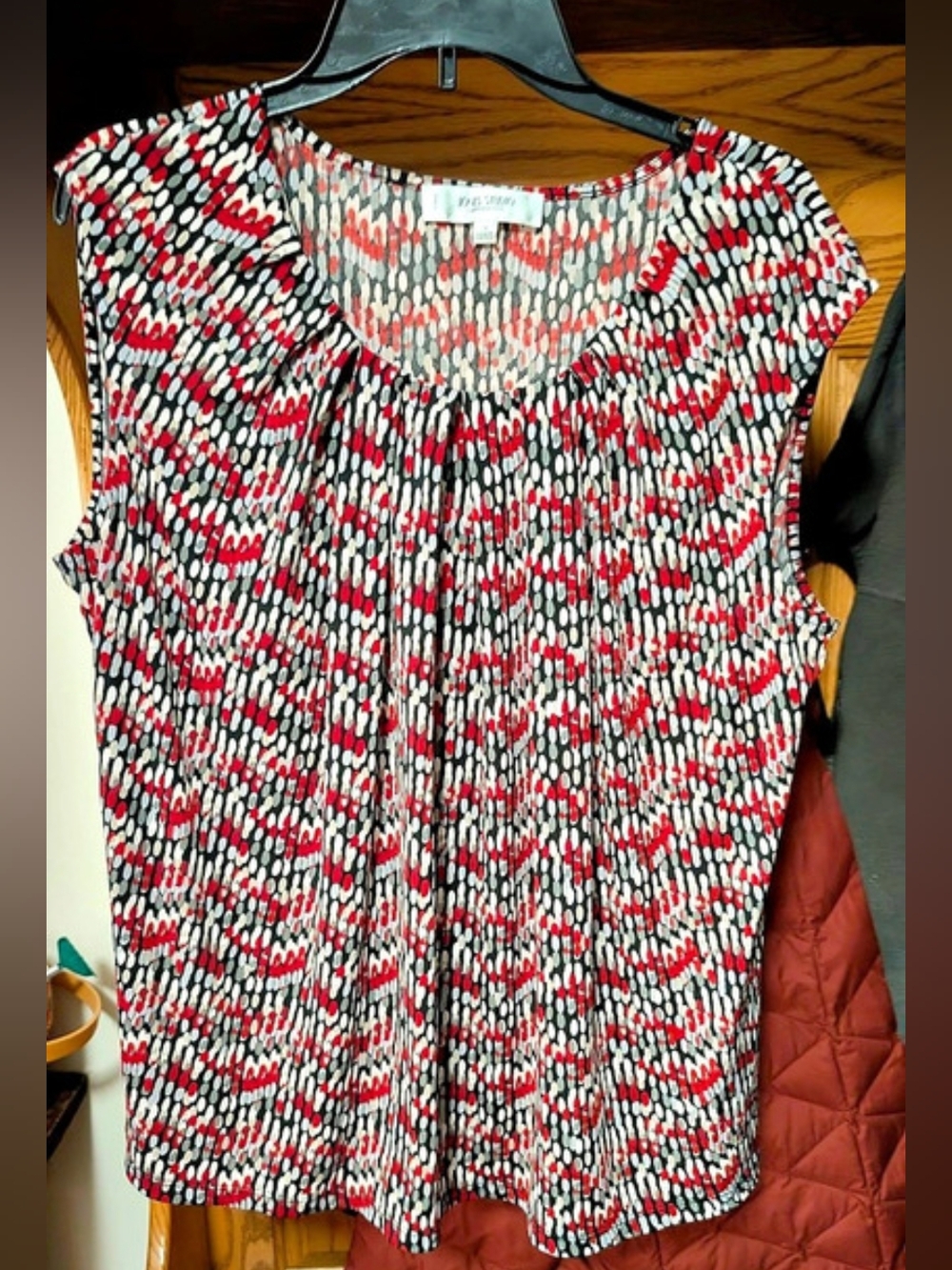 Jones Studio Abstract Print Tunic Size 1X Like New